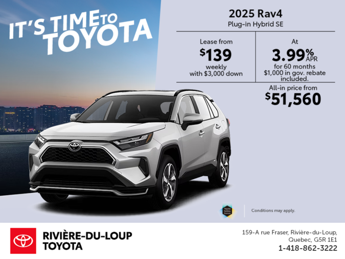 2025 Toyota RAV4 Plug-In Hybrid
