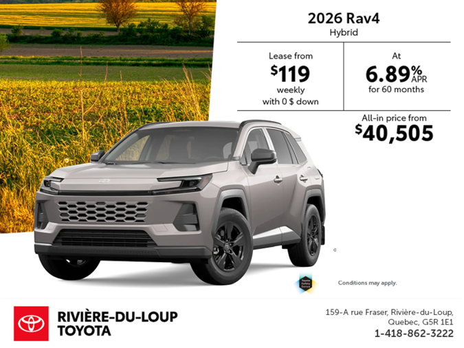 2026 Toyota RAV4 Hybrid