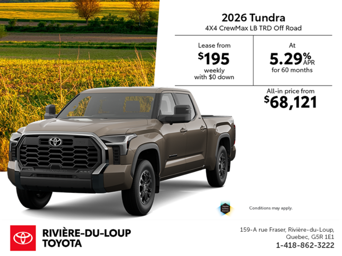 2026 Toyota Tundra