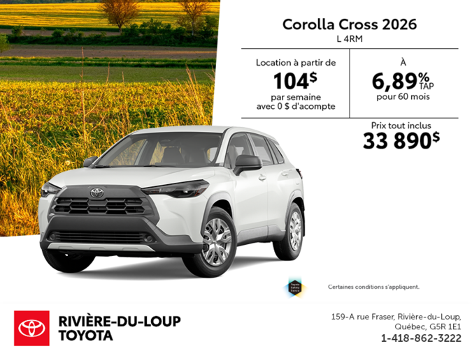Toyota Corolla Cross 2026