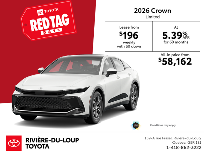 2026 Toyota Crown Limited Hybrid