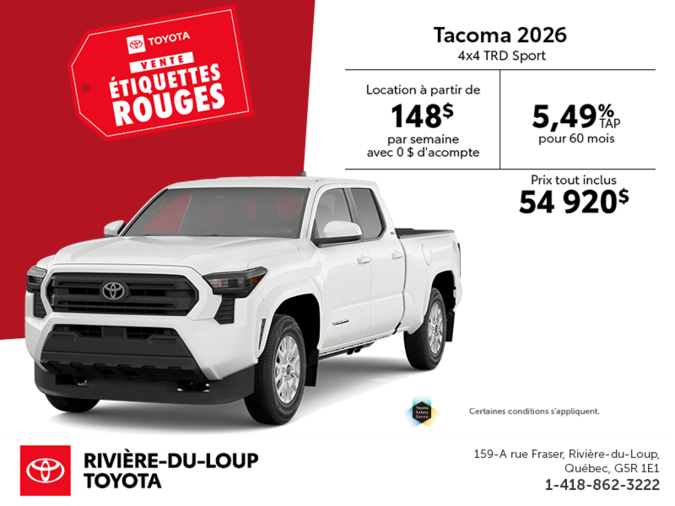 Toyota Tacoma 2026