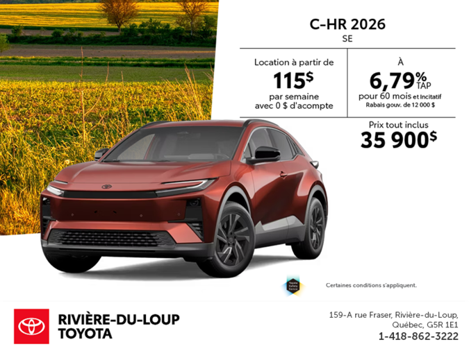 Toyota C-HR 2026