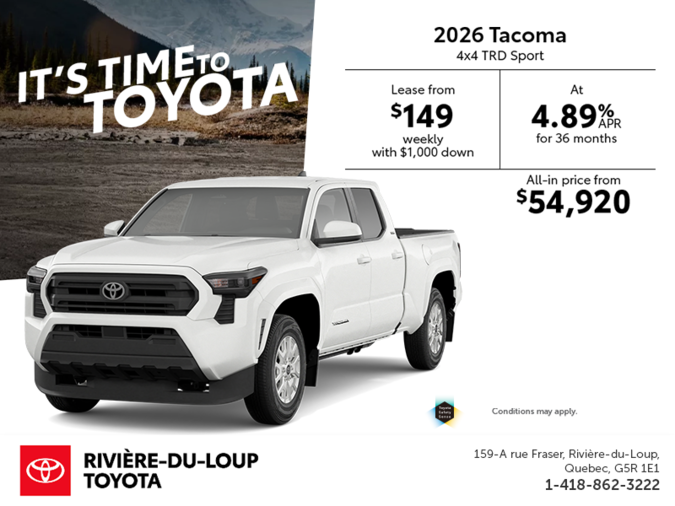 2026 Toyota Tacoma