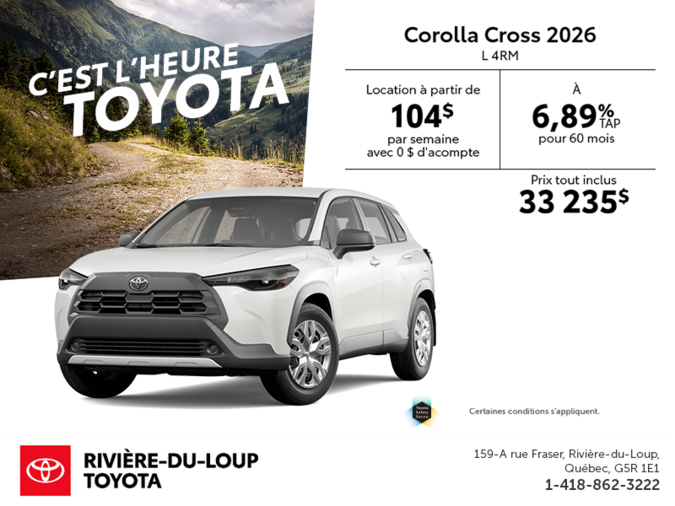 Toyota Corolla Cross 2026