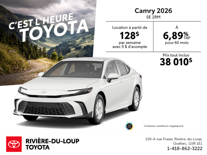 Toyota Camry Hybrid 2026