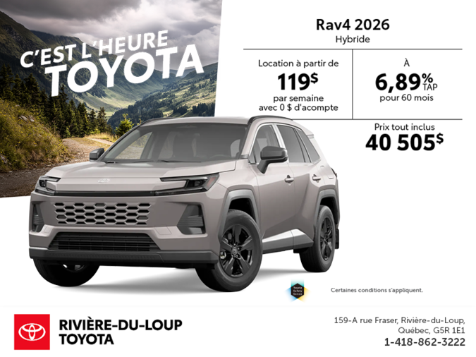 Toyota RAV4 Hybrid 2026