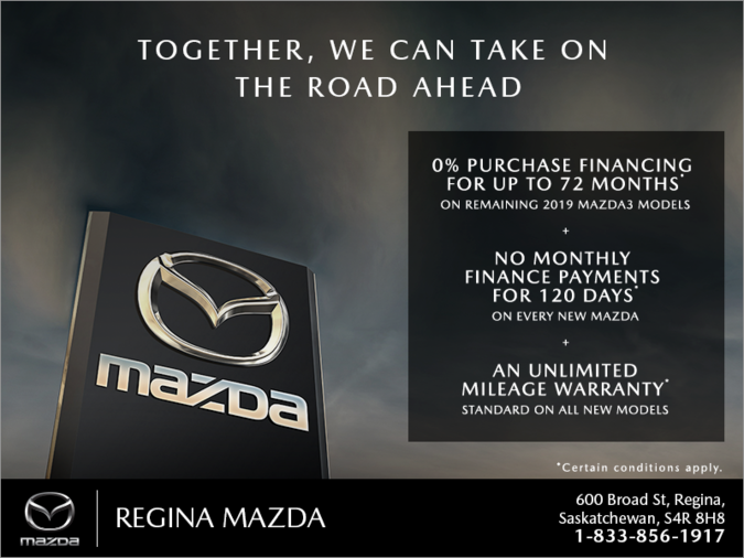 Regina Mazda - Together, We Can Take on the Road Ahead.