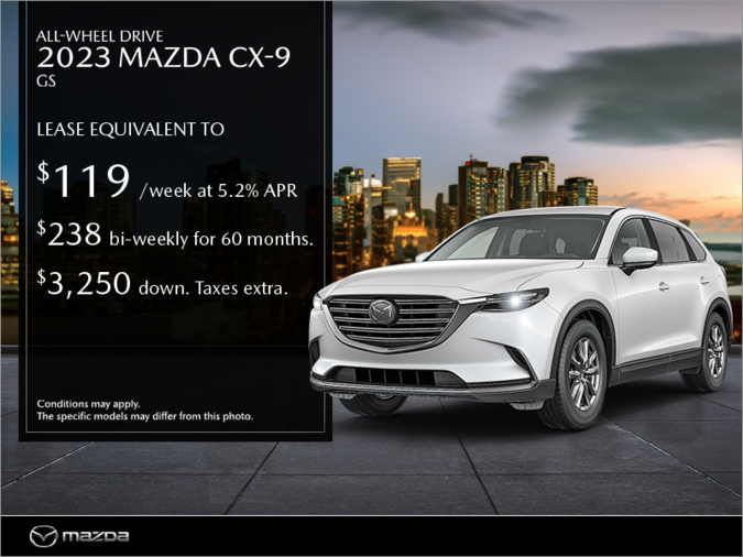 Regina Mazda - Get the 2023 Mazda CX-9 today!