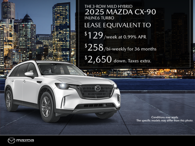 Regina Mazda - Get the 2025 Mazda CX-90 MHEV