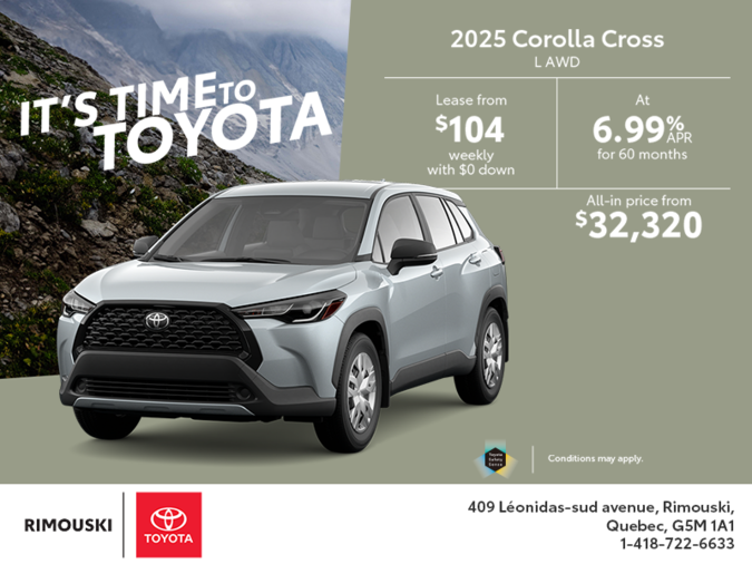 2025 Toyota Corolla Cross