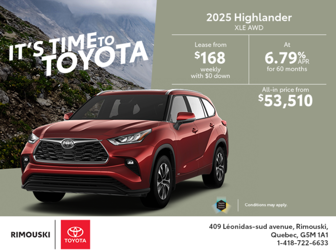 2025 Toyota Highlander