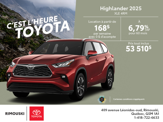 Toyota Highlander 2025