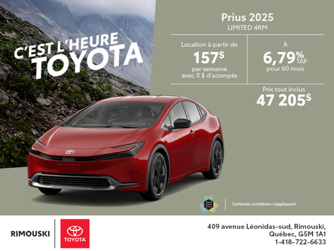 Toyota Prius 2025