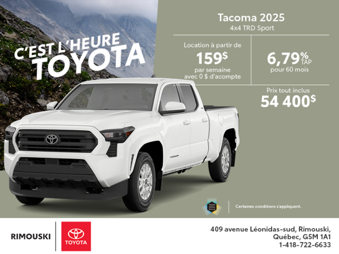 Toyota Tacoma 2025