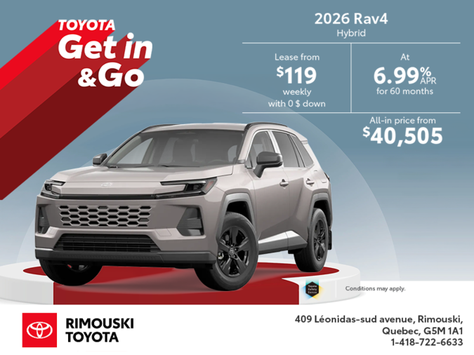 2026 Toyota RAV4 Hybrid
