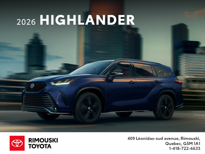 2026 Toyota Highlander