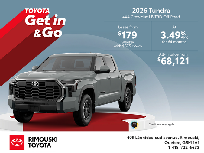 2026 Toyota Tundra