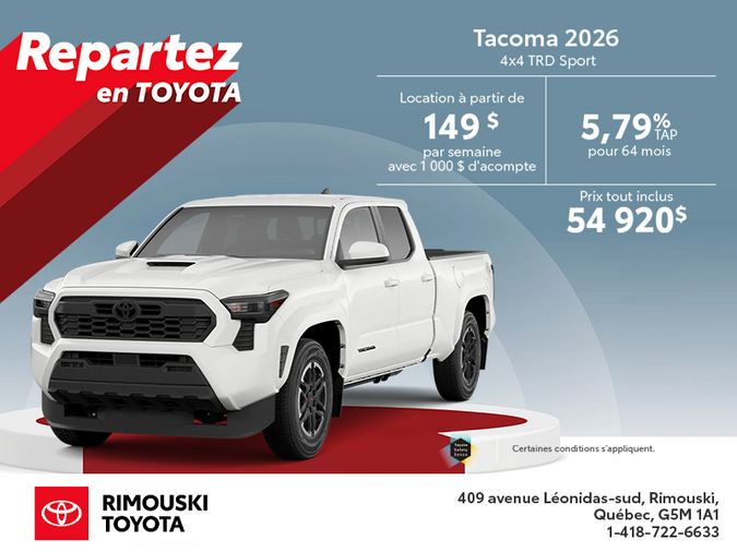 Toyota Tacoma 2026