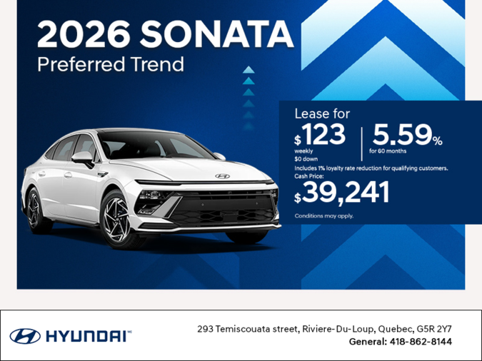 Get the 2026 Hyundai Sonata