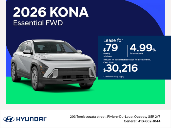 2026 Hyundai Kona