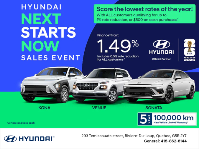 Hyundai Monthly Event
