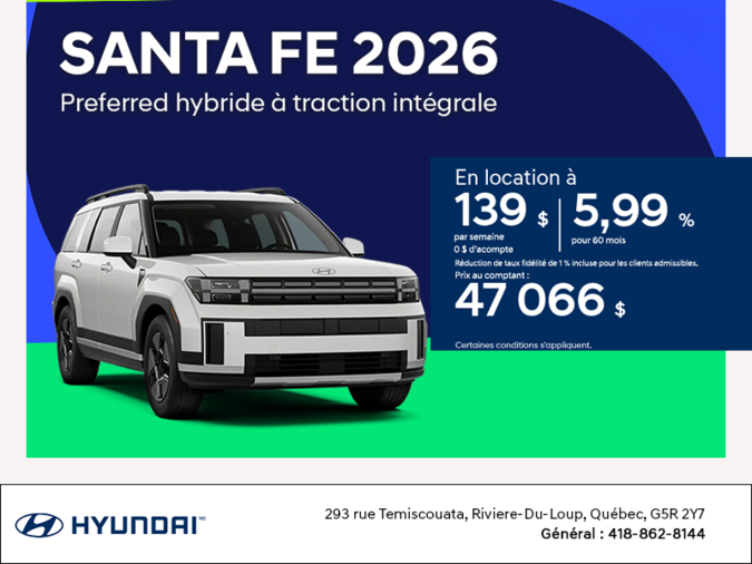 Hyundai Santa Fe Hybrid 2026