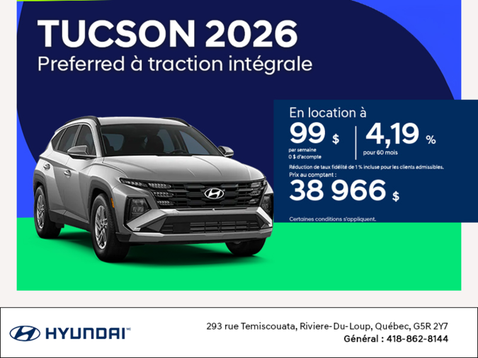 Hyundai Tucson 2026