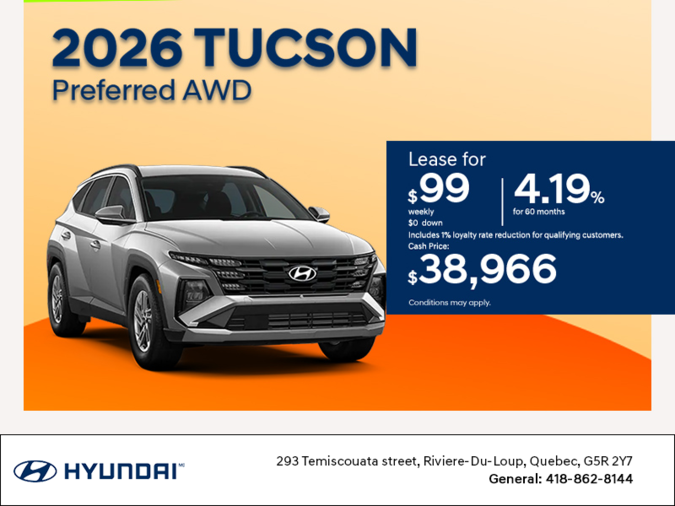 2026 Hyundai Tucson