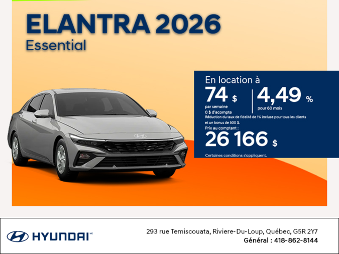 Hyundai Elantra 2026