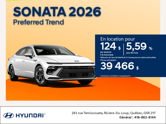 Hyundai Sonata 2026
