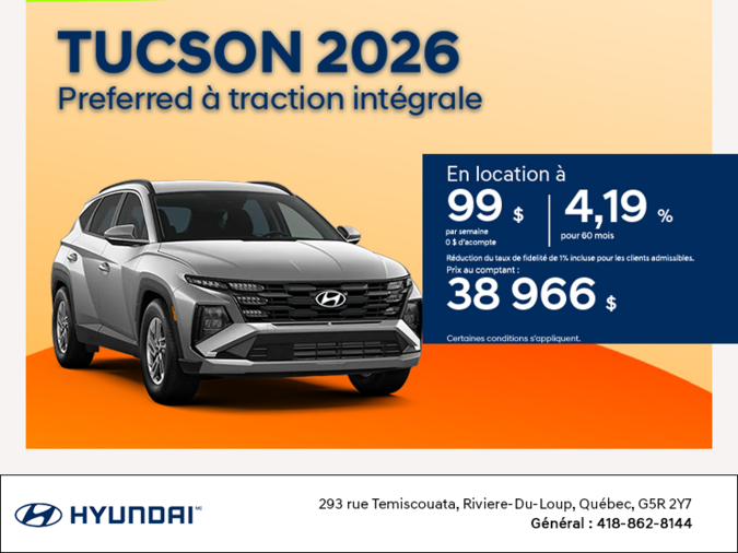 Hyundai Tucson 2026