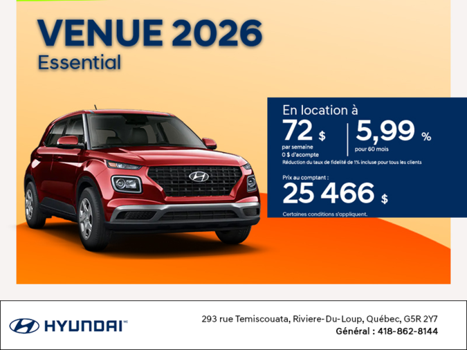 Hyundai Venue 2026