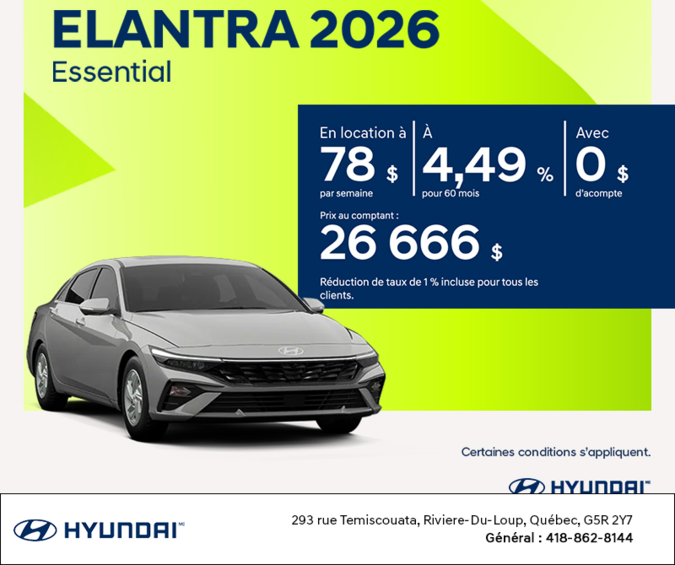 Hyundai Elantra 2026