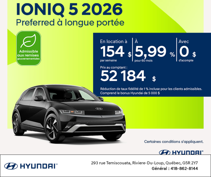 Hyundai IONIQ 5 2026