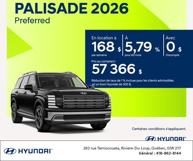 Hyundai Palisade 2026