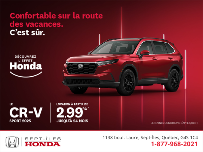 Obtenez le Honda CR-V 2025!