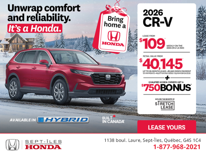 Get the 2026 Honda CR-V!