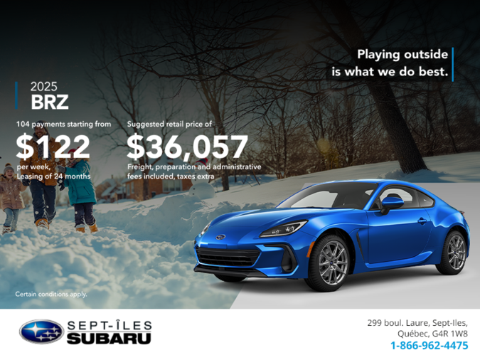 Get the 2026 BRZ today!