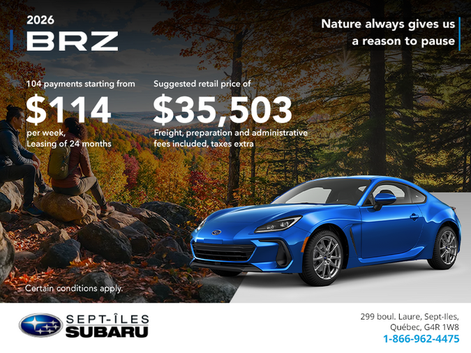 2026 Subaru BRZ