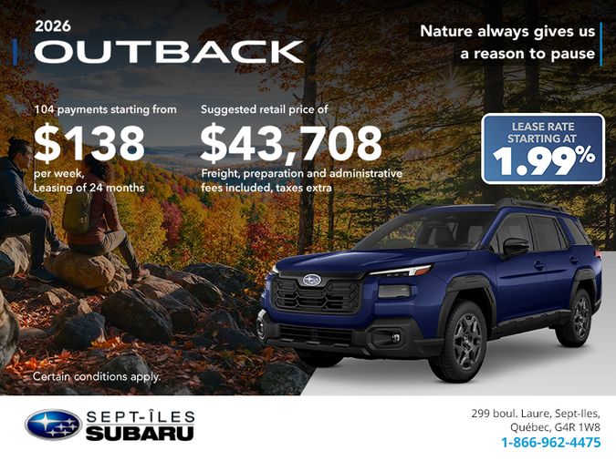 2026 Subaru Outback