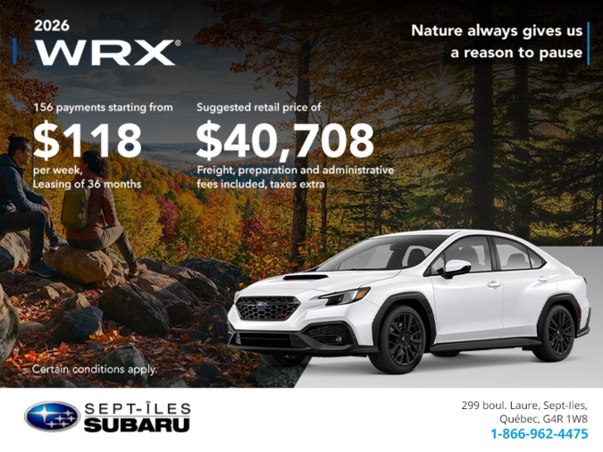 2026 Subaru WRX