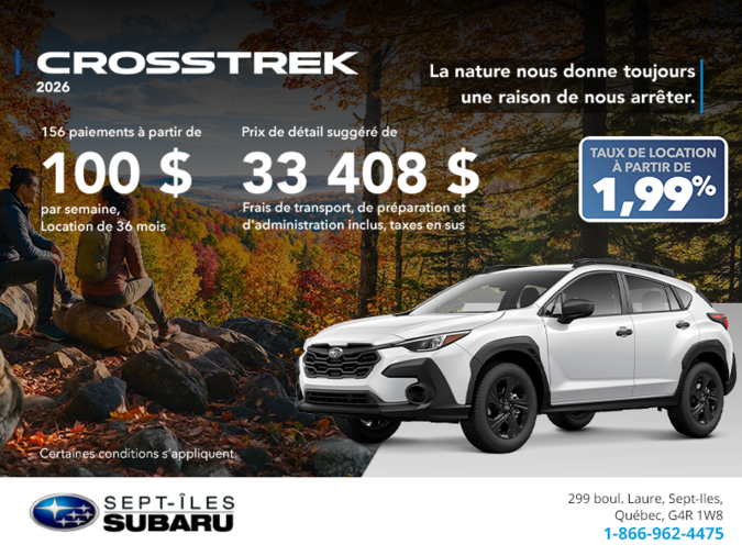 Subaru Crosstrek 2026
