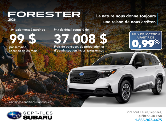 Subaru Forester 2026