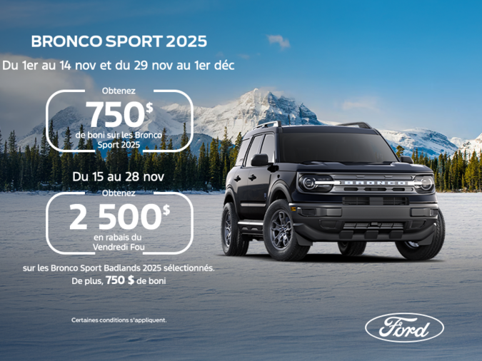 Ford Bronco Sport 2025