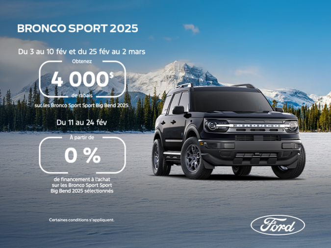 Ford Bronco Sport 2025
