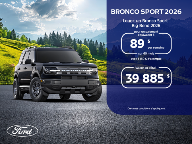 Ford Bronco Sport 2026