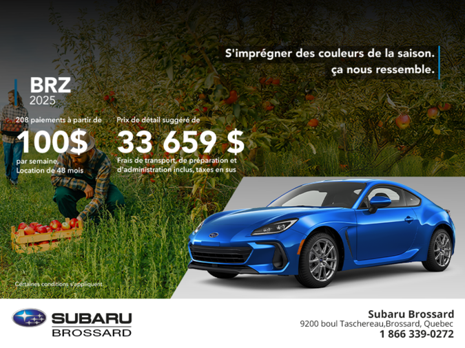 Procurez-vous la BRZ 2025!