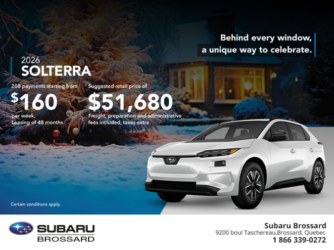 Get the 2026 Solterra today!