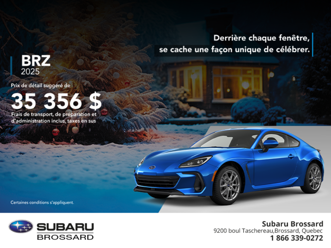 Procurez-vous la BRZ 2025!